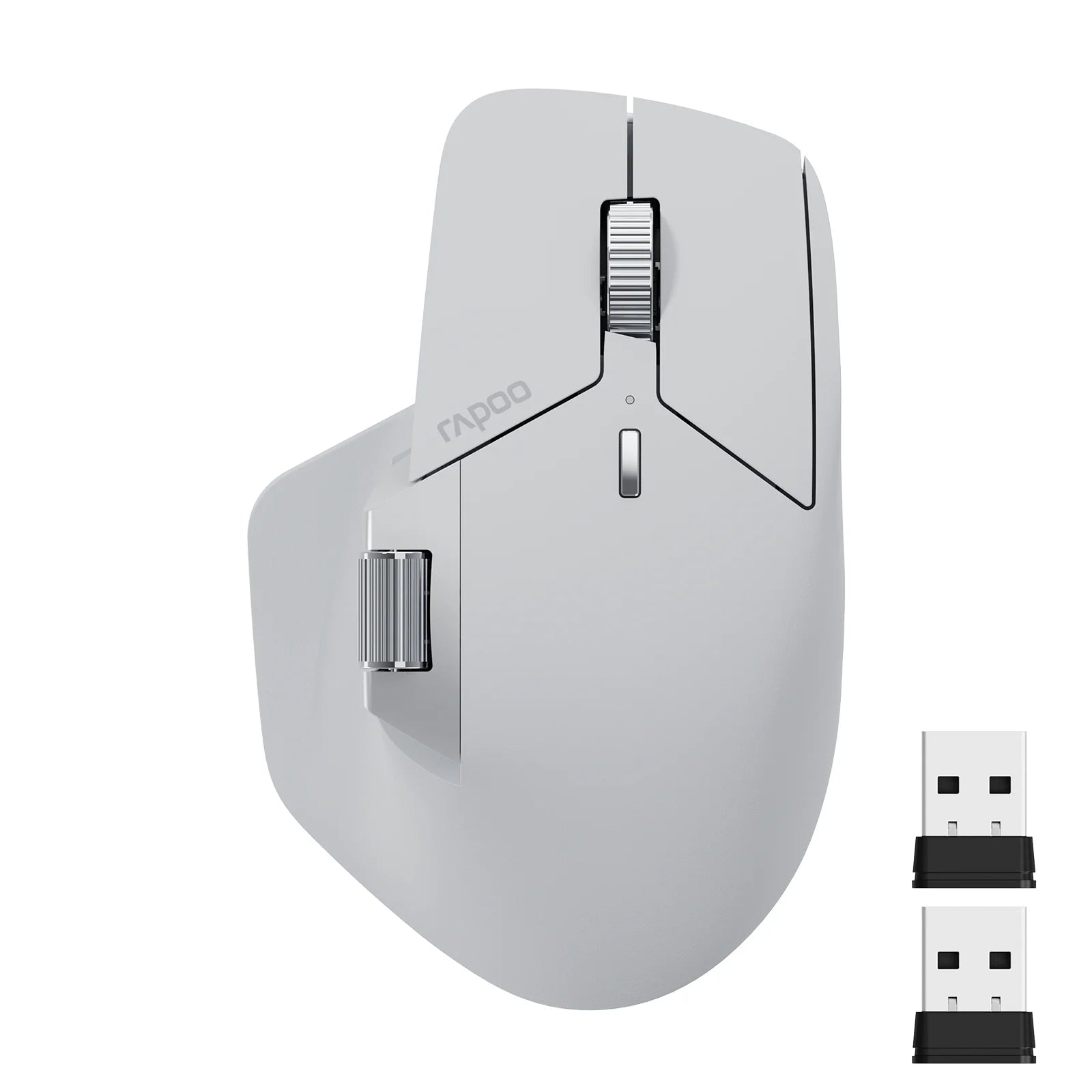 Rapoo MT720L Multi-mode Rechargeable Wireless Mouse 4000 DPI Bluetooth Mouse Easy-Switch Up to 4 Devices