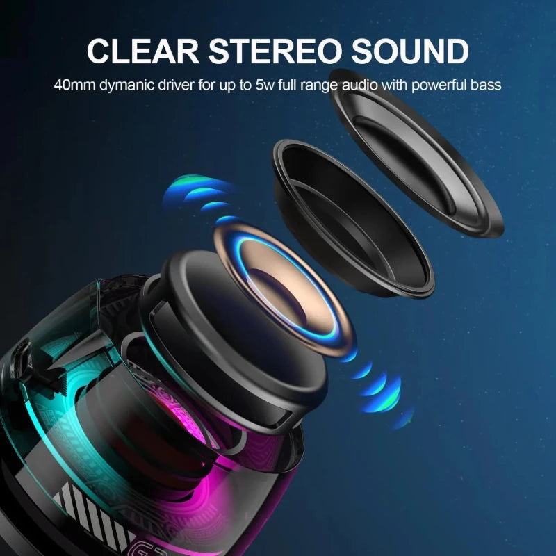 Portable Bluetooth Speaker StarPaiDa G200 RGB Light Magnetic Speaker Bluetooth 5.3 Mini Speaker 7-Hour Battery Life Phone Stand