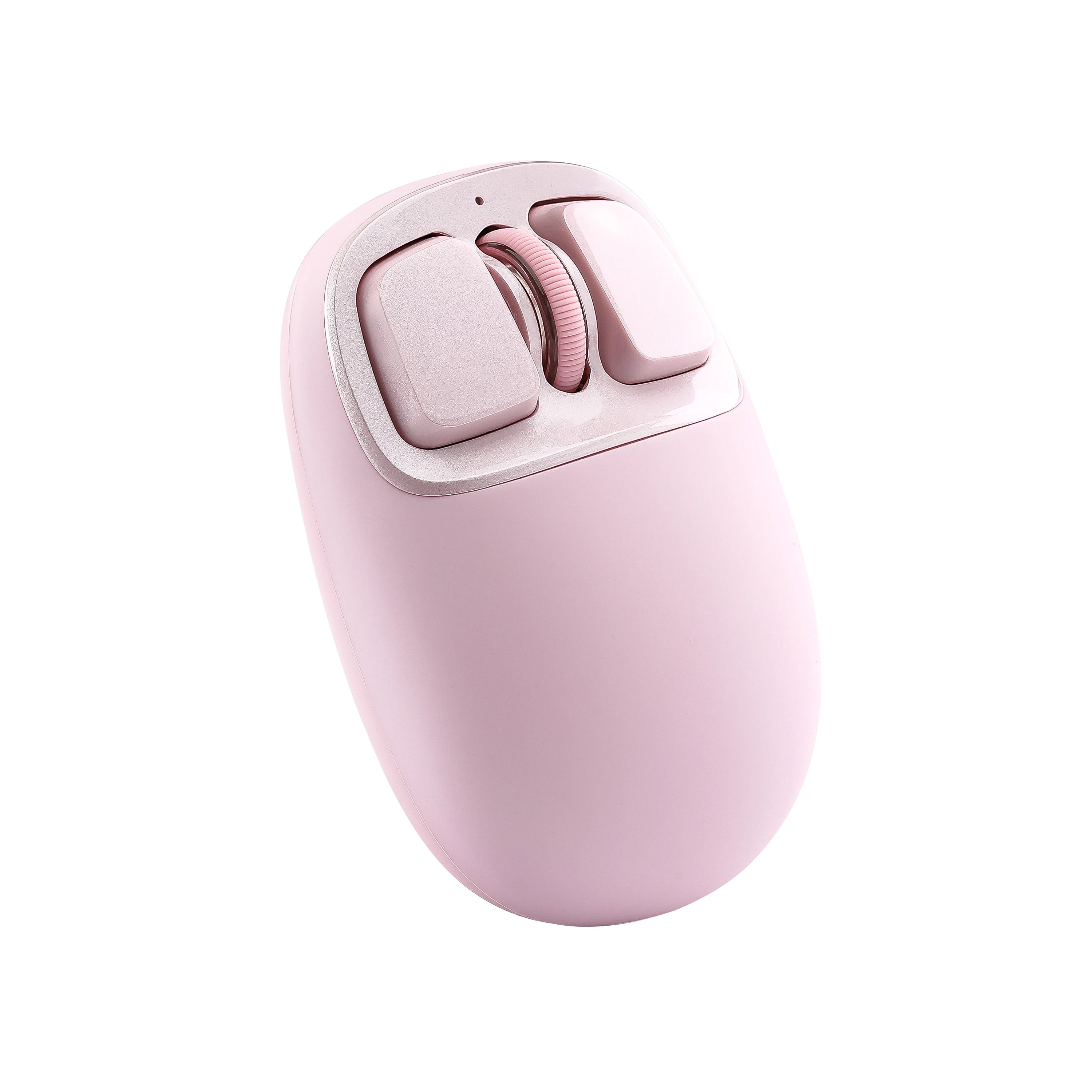 YUNZII C1 Wireless Mouse, 6 Levels DPI Optical Tracking, Silicone Customize Tri-Mode 2.4G/USB-C/ Bluetooth Gaming Mice for Work